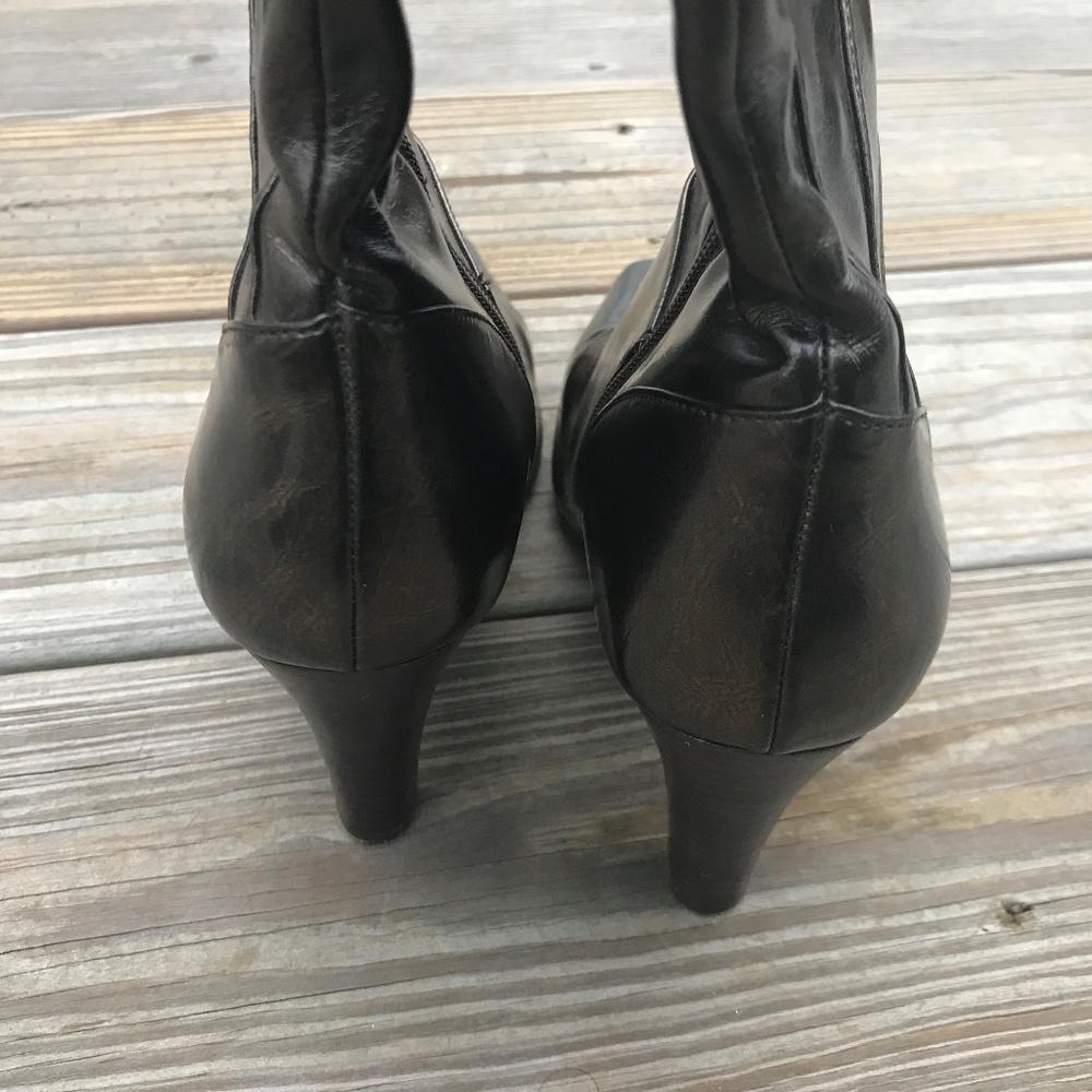 Impo Stretch Women Boot Hampton Shiny Bronze Vegan - Picture 4 of 8